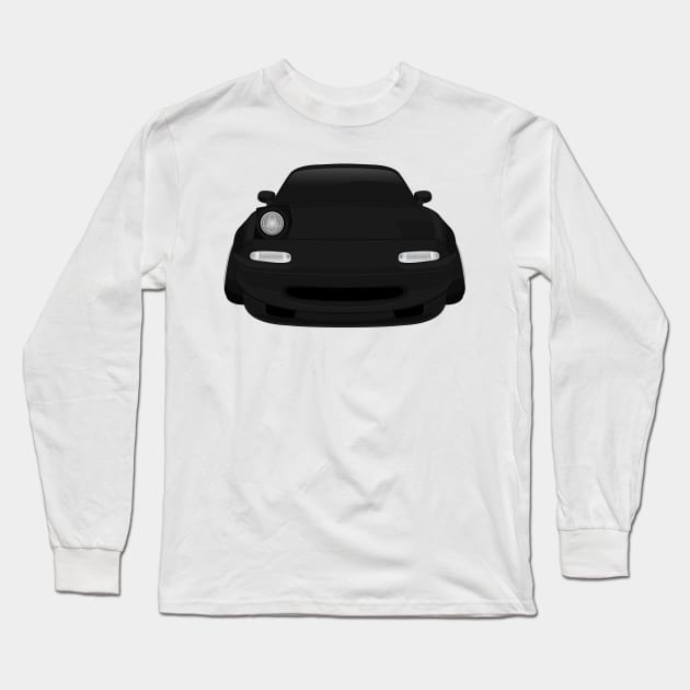 Miata black Long Sleeve T-Shirt by VENZ0LIC